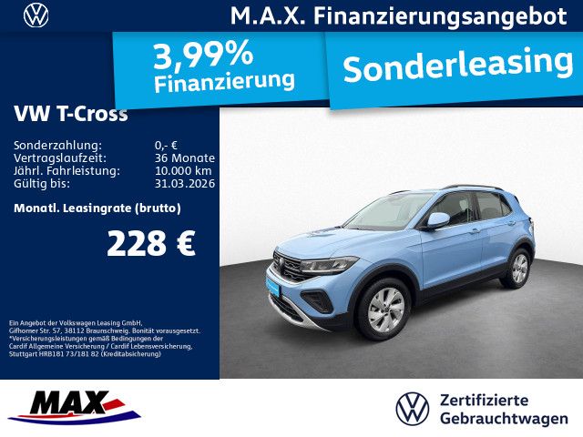 T-Cross 1.0 TSI LIFE +LED+NAVI+IQ.DRIVE+ACC+ALU+