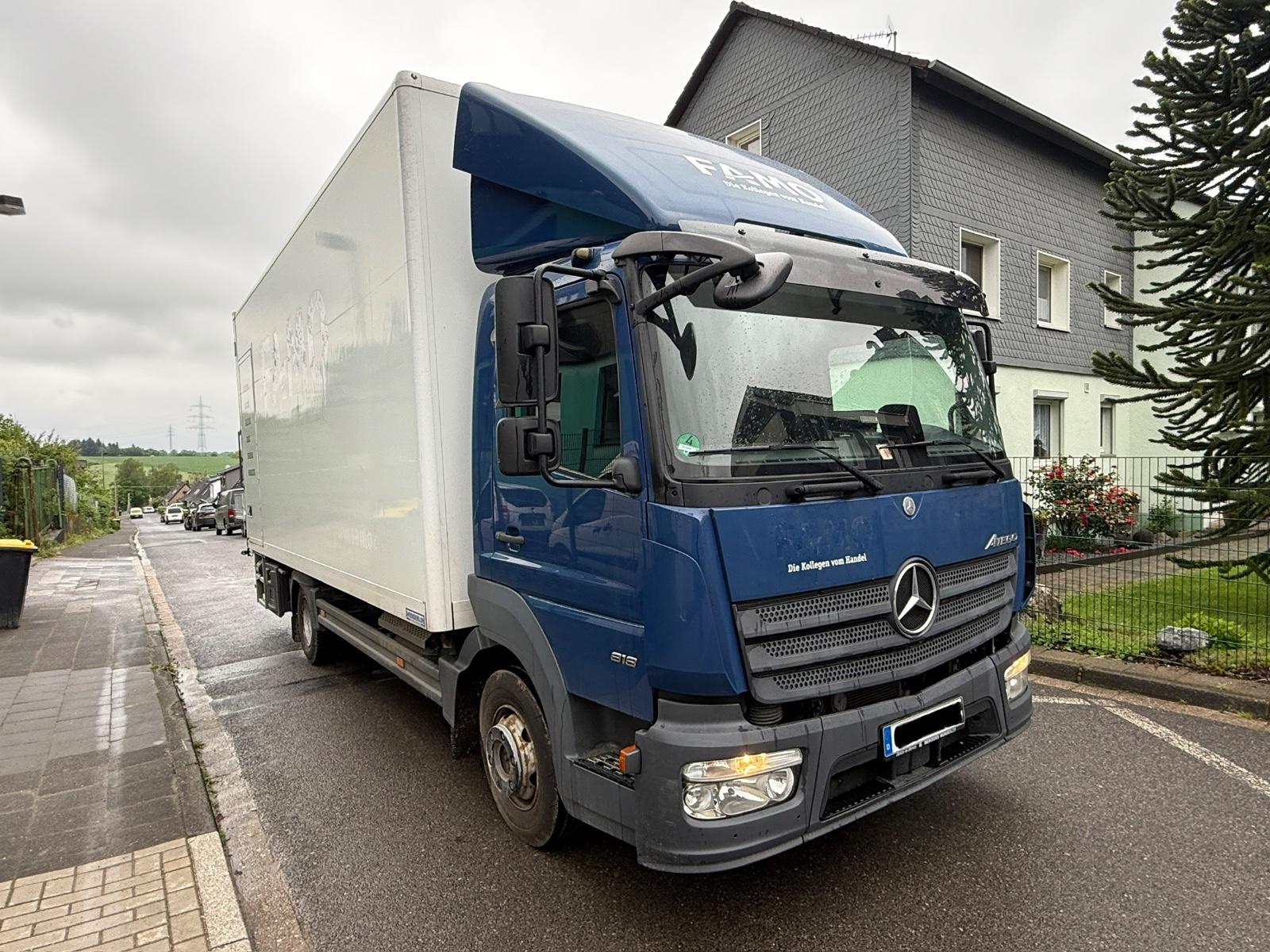 Mercedes-Benz Atego 818 Koffer 6,20m LBW 1.500Kg Scheckheft