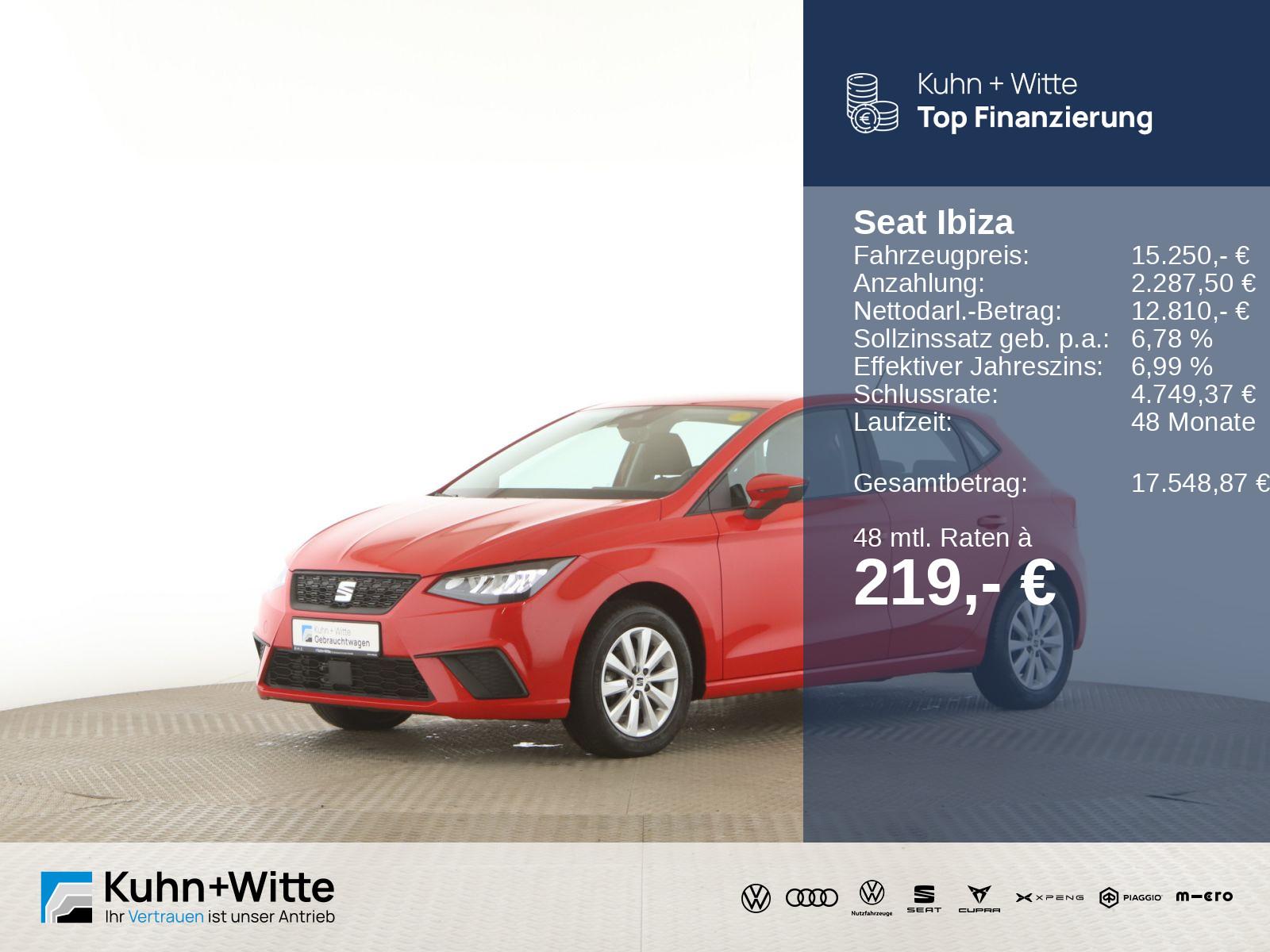 Seat Ibiza 1.0 TSI Style LED+PDC+SHZ+AppleCar