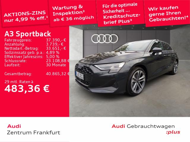 Audi A3 Sportback 35 TDI S tronic MatrixLED 360°
