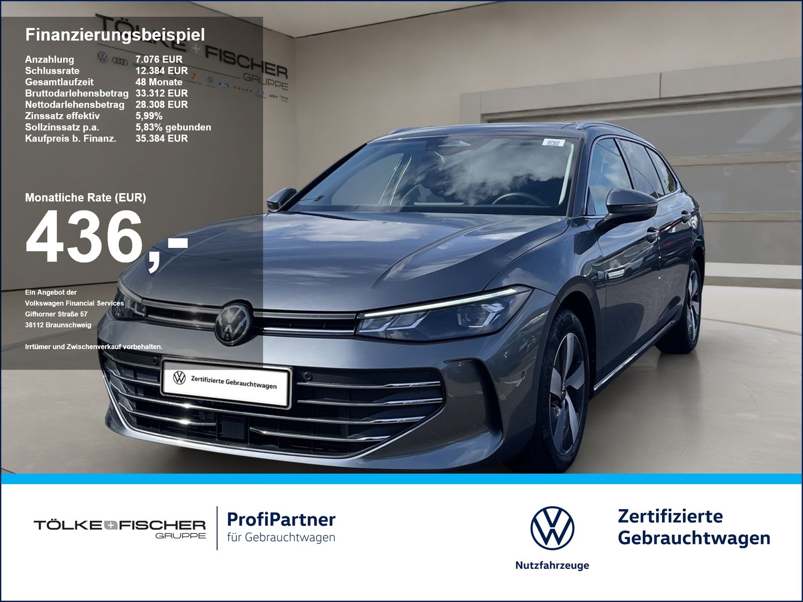 Volkswagen Passat Variant 1.5 eTSI W Business ACC AHK AUT foto 1