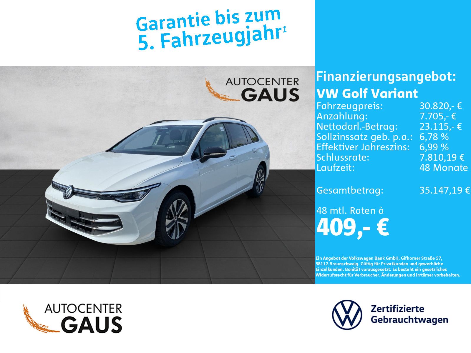 Golf VIII Variant Energy AHK*Navi*ACC*Keyless