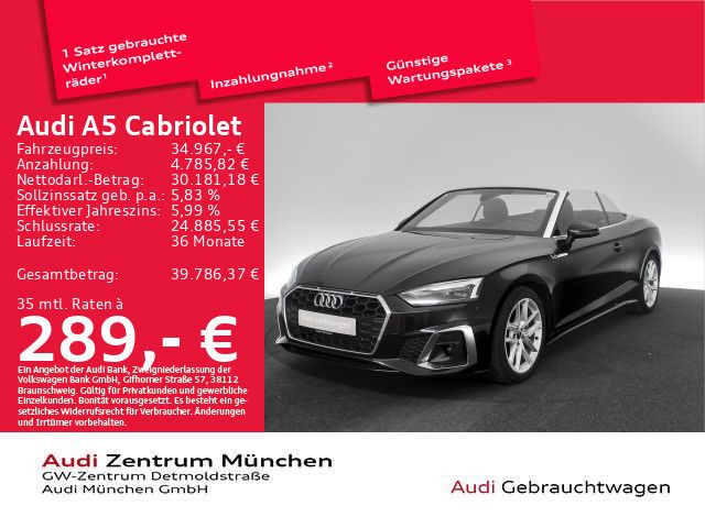 Audi A5 Cabriolet 40 TFSI S tronic S line Virtual Nav foto 1