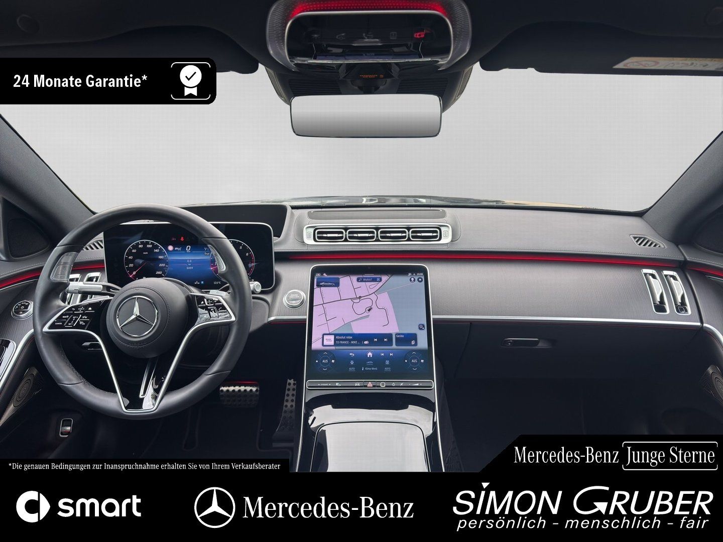 Fahrzeugabbildung Mercedes-Benz S 500 4M AMG Pano 4*Massage+Sitzklima Burm Nappa