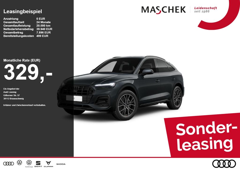 Audi Q5 Sportback *Sonderleasing* 40 TDI quat AHK Pan