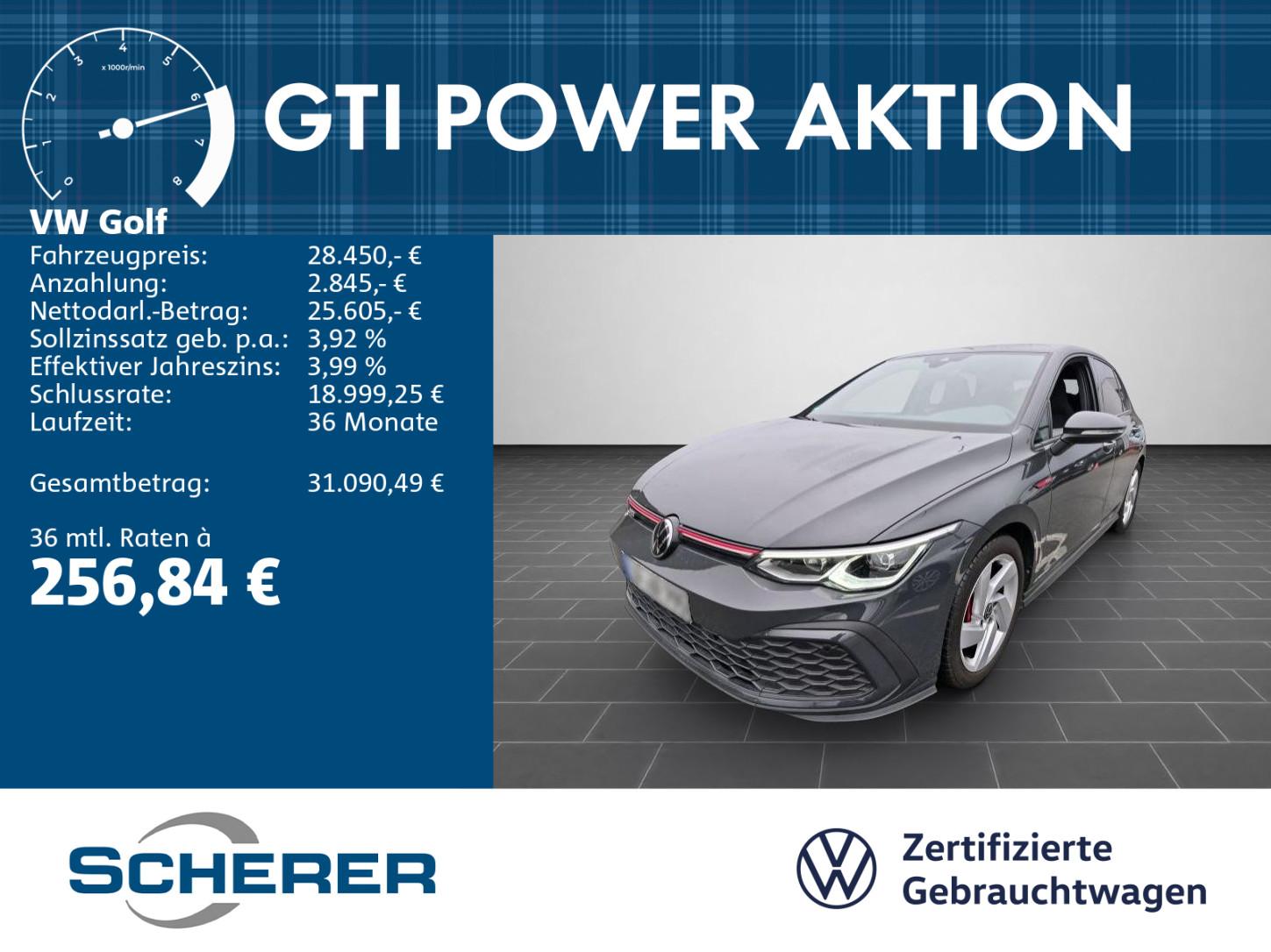 Volkswagen Golf VIII 2,0 TSI GTI LED/PDC/Lane Assist/Sitzhe