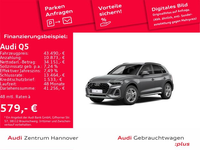 Audi Q5 S line 40 TDI quattro AHK Kamera LED virtual