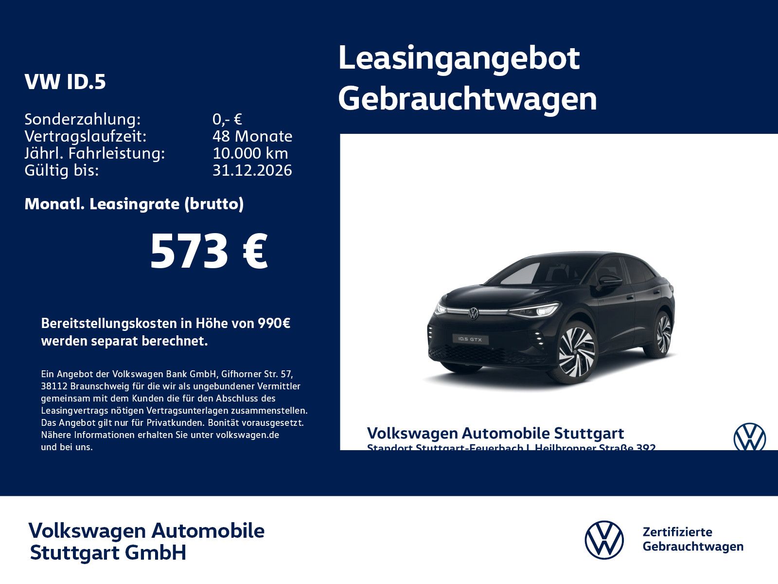 Volkswagen ID.5 GTX Navi Kamera Standheizung imagem 2