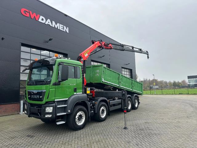 MAN TGS 41.440 8x4 Kipper / Kraan Euro 6