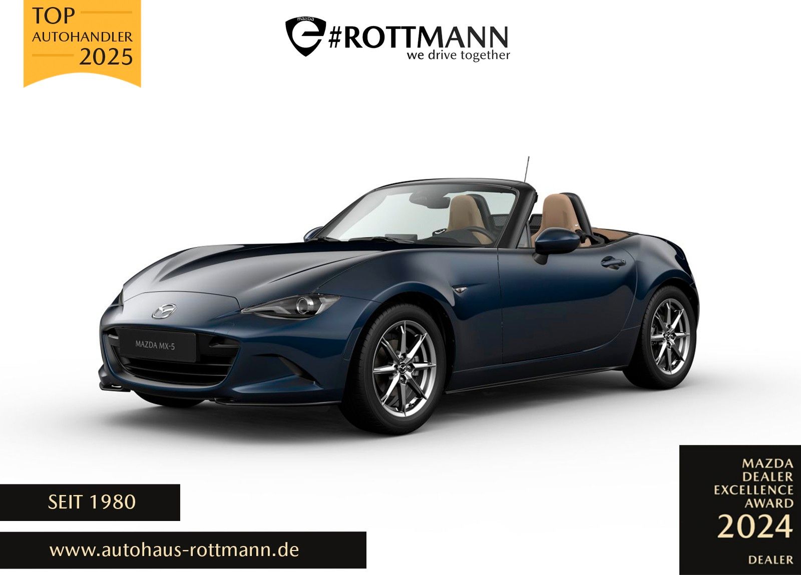 Mazda MX-5 1.5 SKYACTIV-G 132 KAZARI Leder-B ACAA