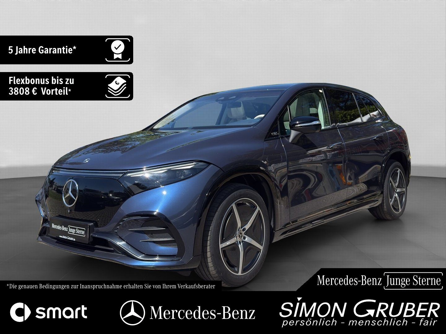 Fahrzeugabbildung Mercedes-Benz EQS 580 4M SUV AMG Night Business Class 7Sitzer