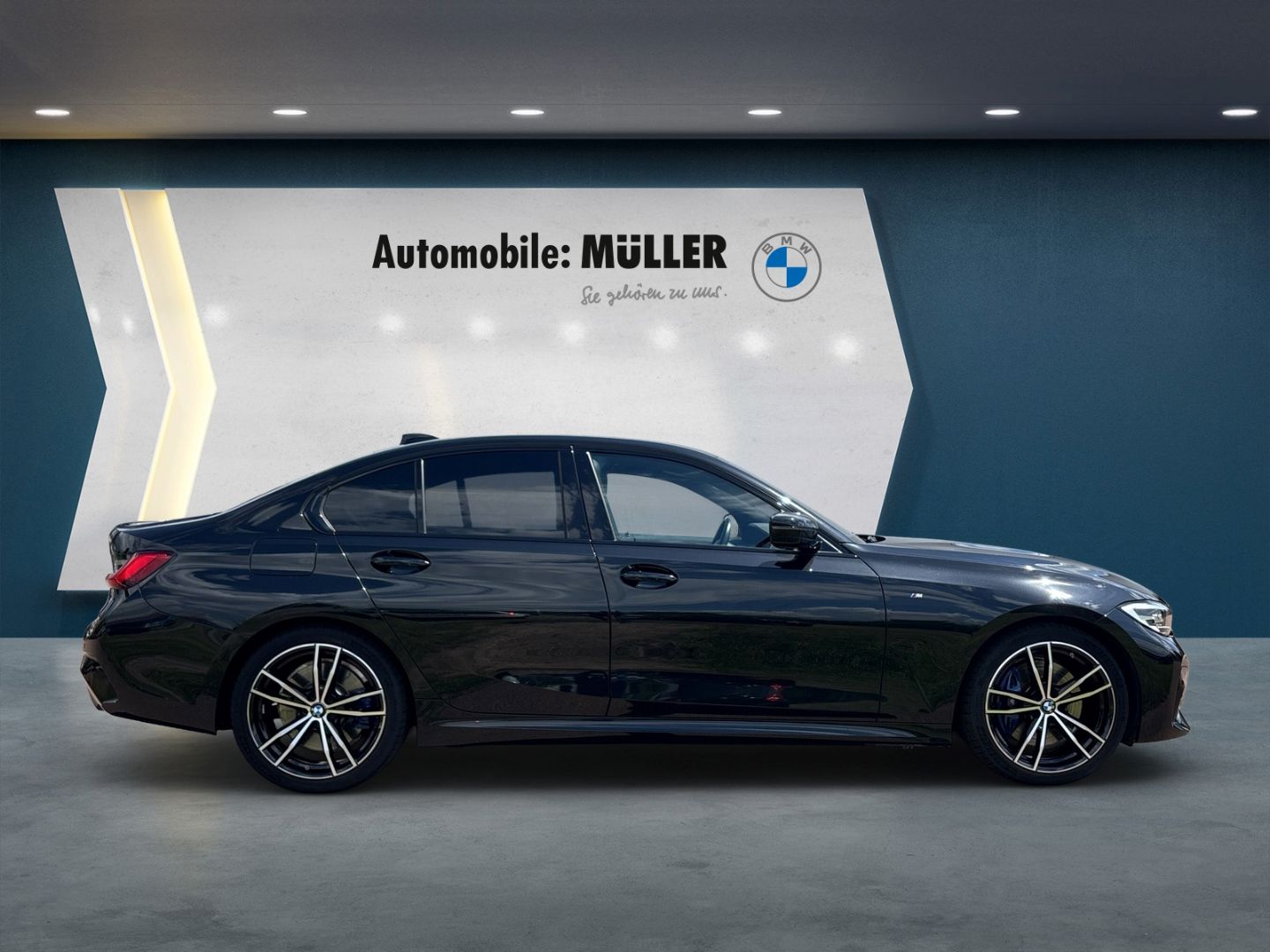 BMW 318 d Limousine M Sport Sportpaket Navi Leder Di foto 3