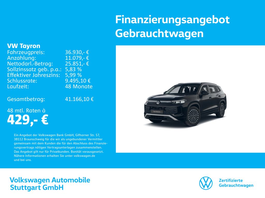 2025 Volkswagen Tayron