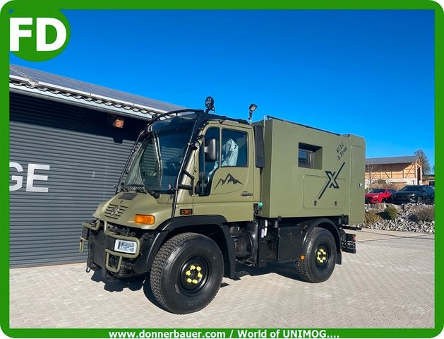 Mercedes-Benz Unimog U300 mit Koffer, Pritsche , Multitalent ,