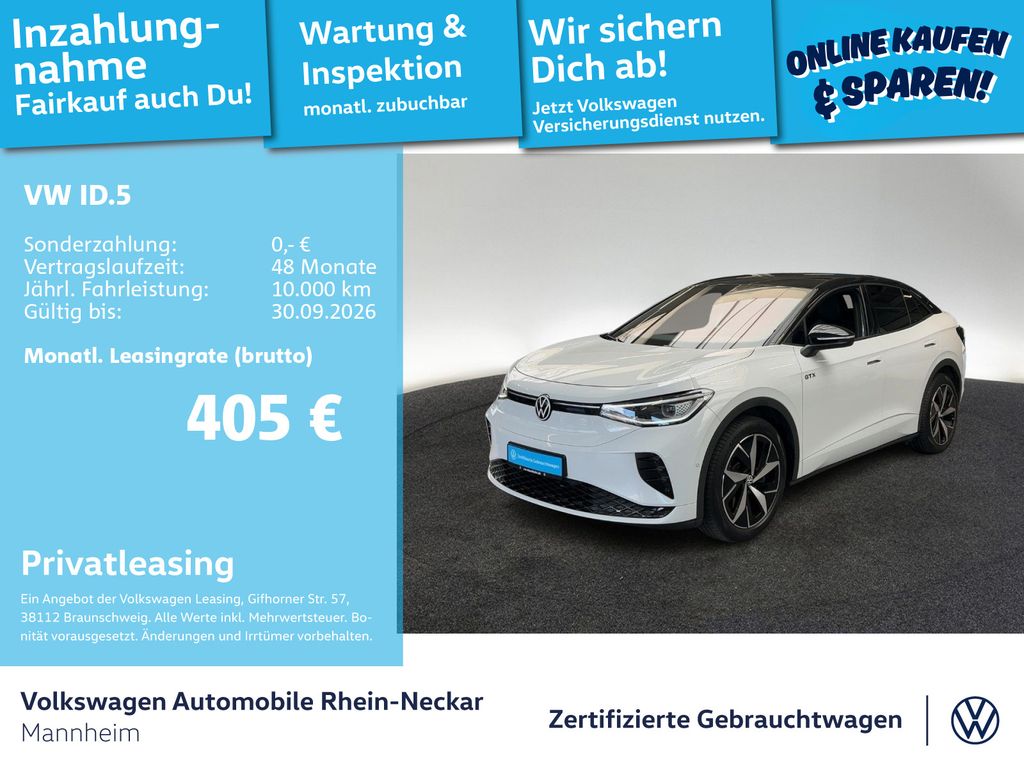 Volkswagen ID.5 GTX 220kW 4Motion Navi Kamera Pano UVM