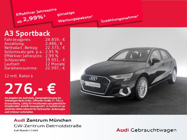 Audi A3 Sportback 40 TFSI e S tronic advanced Virtual