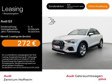 Audi Leasingangebot: Audi Q3 35 TFSI advanced S tro*LED*Virtual*Navi+*Kame