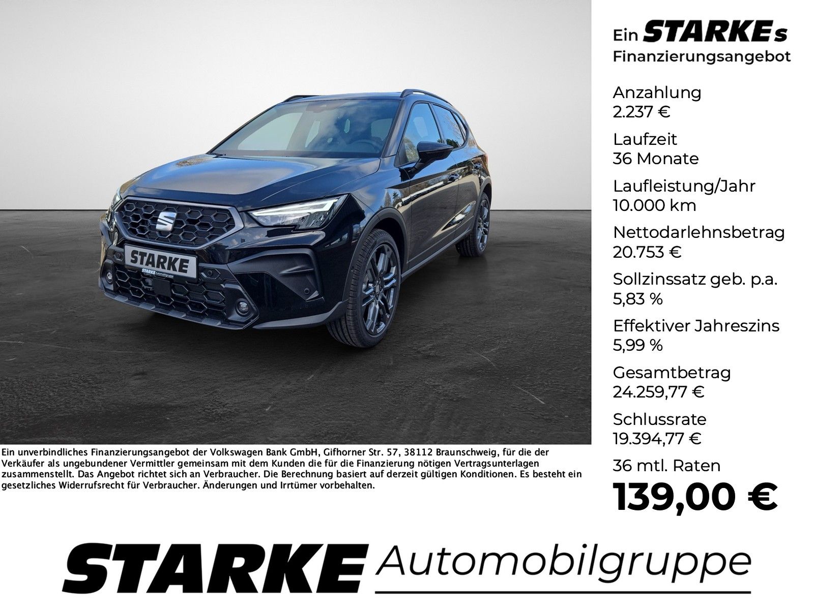 Seat Arona 1.0 TSI DSG FR neues Modell  LED Kamera PD