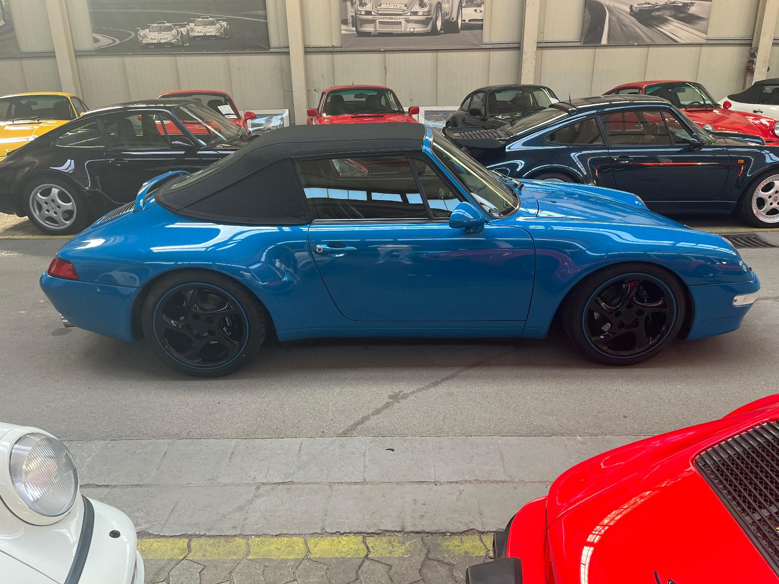 Porsche 993 C2 Cabrio Blautürkis Sammler mit Garantie