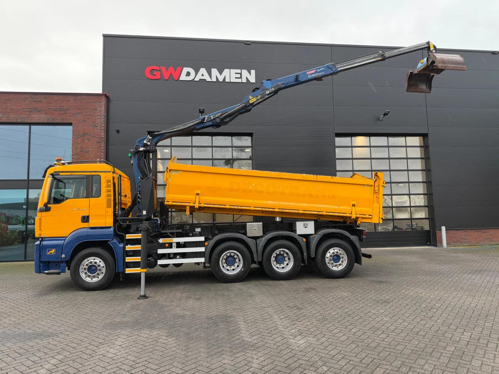 MAN TGS 35.440 8x4 Tridem Kipper/ Z-Kraan Euro 6
