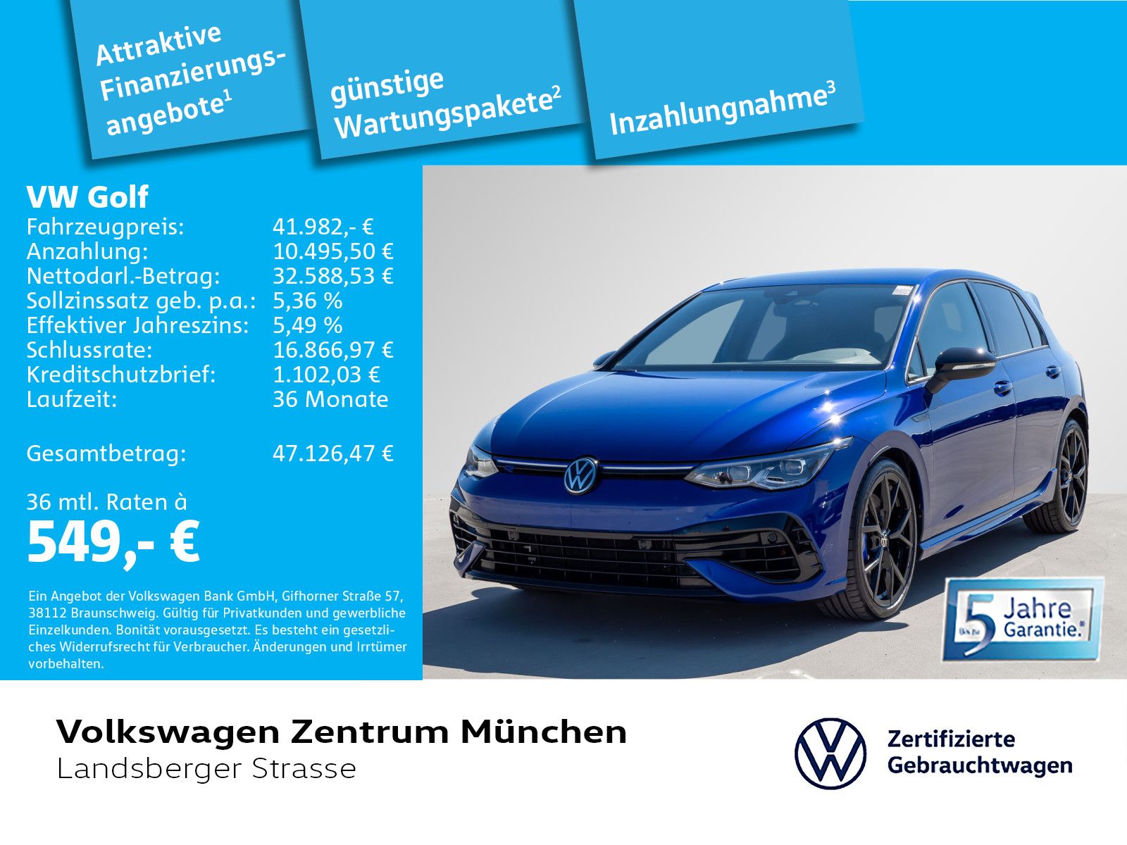 Volkswagen Golf VIII R 20 Years 2.0 TSI ACC DCC IQ.Light DC foto 2