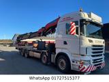 Scania R 480 8x2 Kran EFFER 850+Fly Jip Boot-Transport - Scania 480