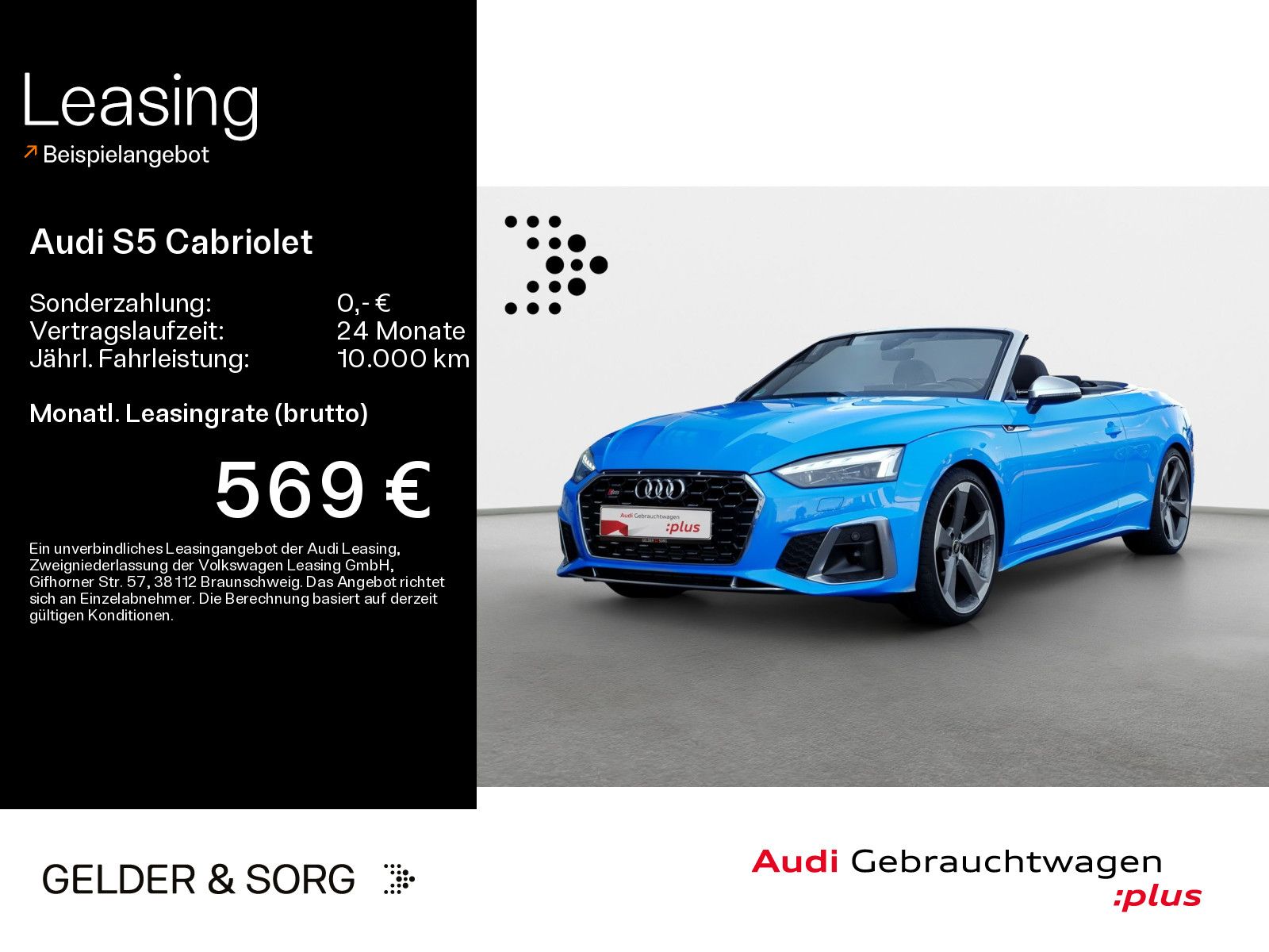 AUDI S5 Cabriolet 3.0 TFSI quattro B&amp;O*HuD*Sitzbelüf.