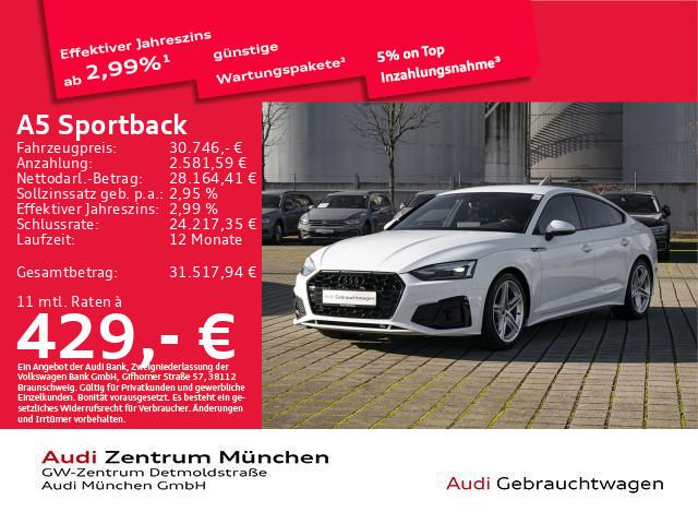 Audi A5 Sportback 35 TFSI S tronic S line Navi+