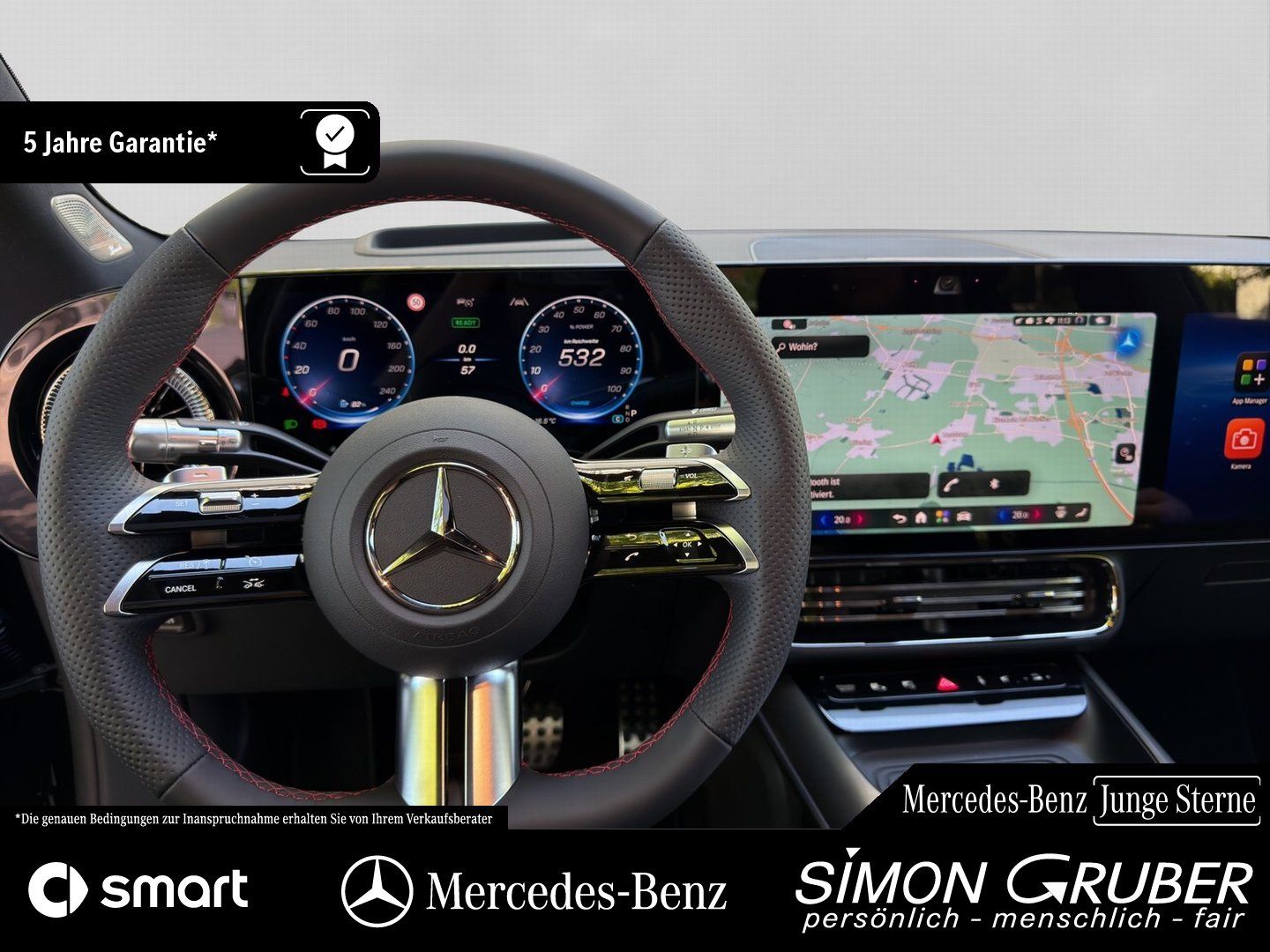 Fahrzeugabbildung Mercedes-Benz CLA 350 4M Shooting Brake AMG Burm Superscreen