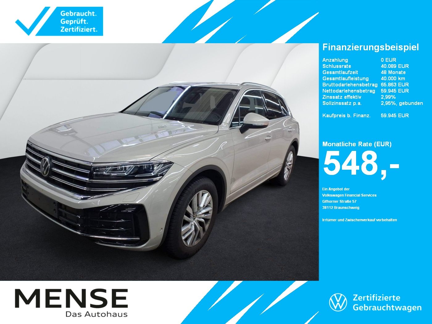 Volkswagen Touareg 3.0 TDI 4-motion Elegance IQ.Light|AHK