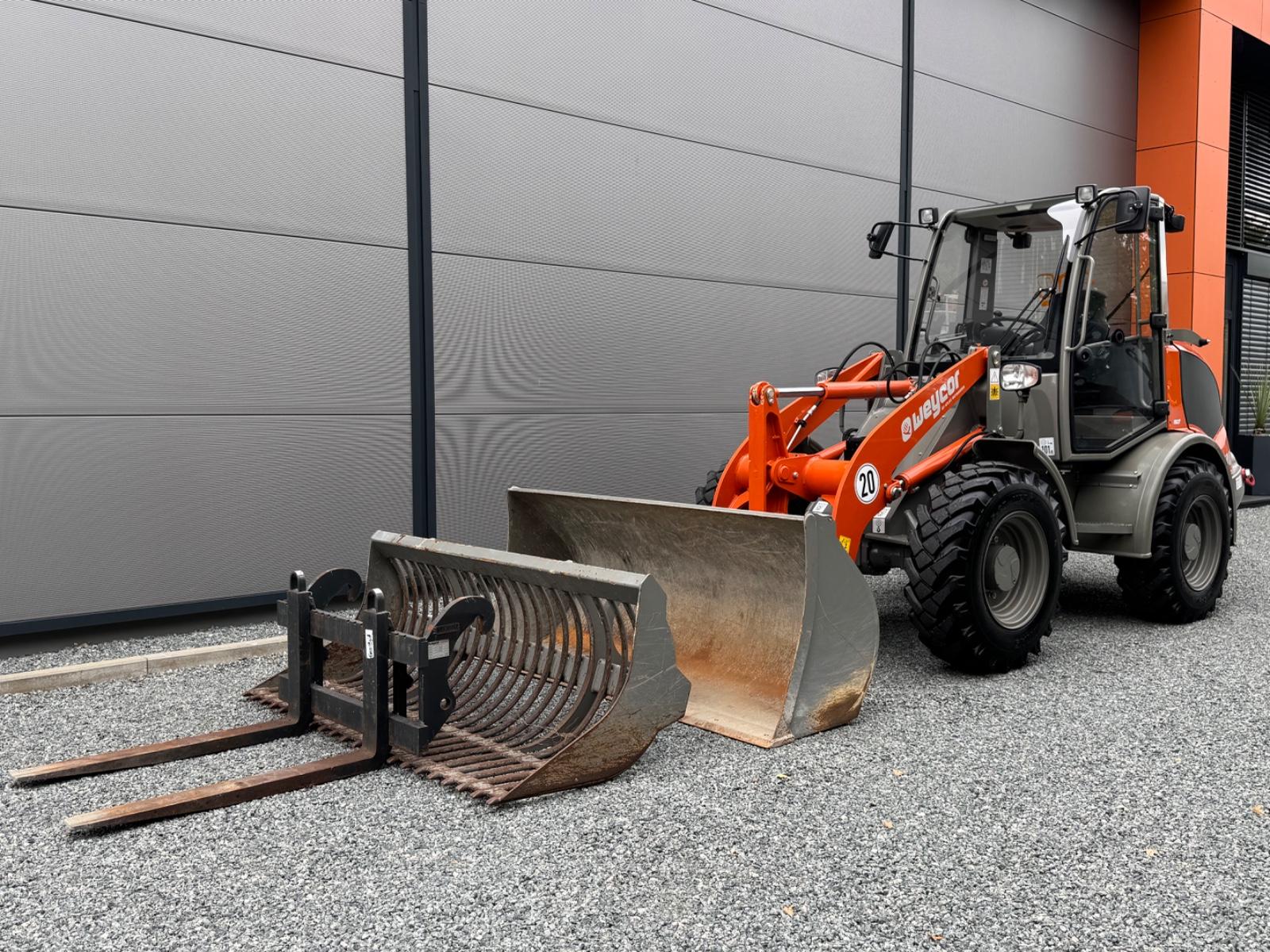 Atlas Weycor Radlader AR400, mit Zubehör, top Zustand