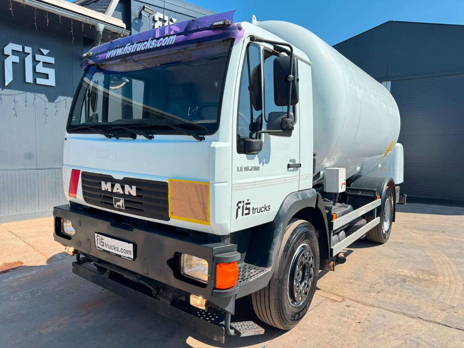 MAN LE 18.280 4x2 - LPG TANK - 17.000L - RETARDER