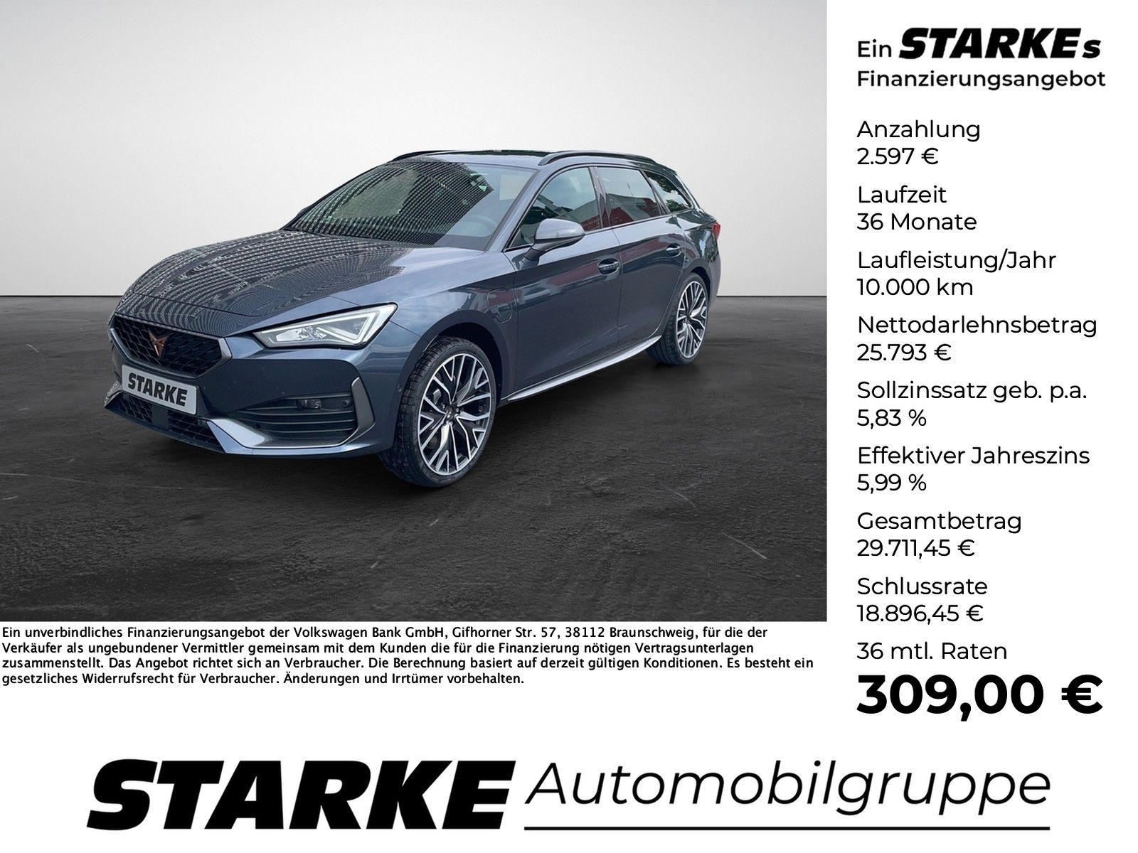 Cupra Leon ST VZ 1.4 TSI DSG eHybrid  AHK Navi LED Kam