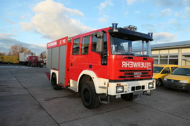 Iveco FF 95 E LF 8 DoKa AHK 4X4 SFZ FEUERWEHR Einzelbe