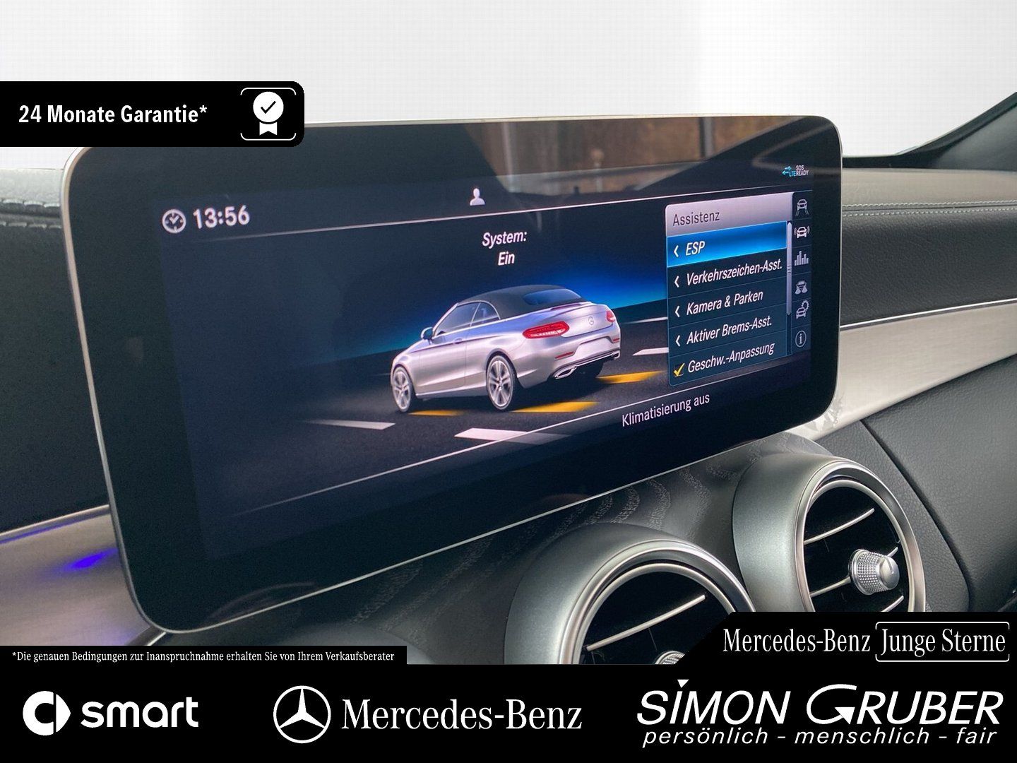 Fahrzeugabbildung Mercedes-Benz C 200 Cabriolet AMG Line Night Distronic 360 AHK