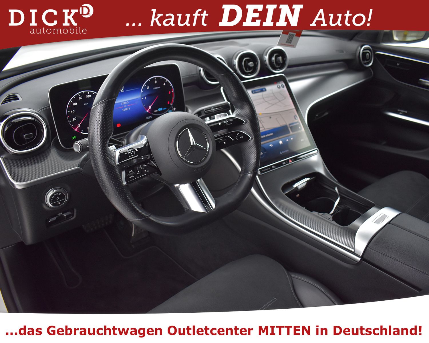 MERCEDES-BENZ C220d T 9G 2X AMG Line WIDESC+KAMER+LED+AHK+ACC+ - Image 10