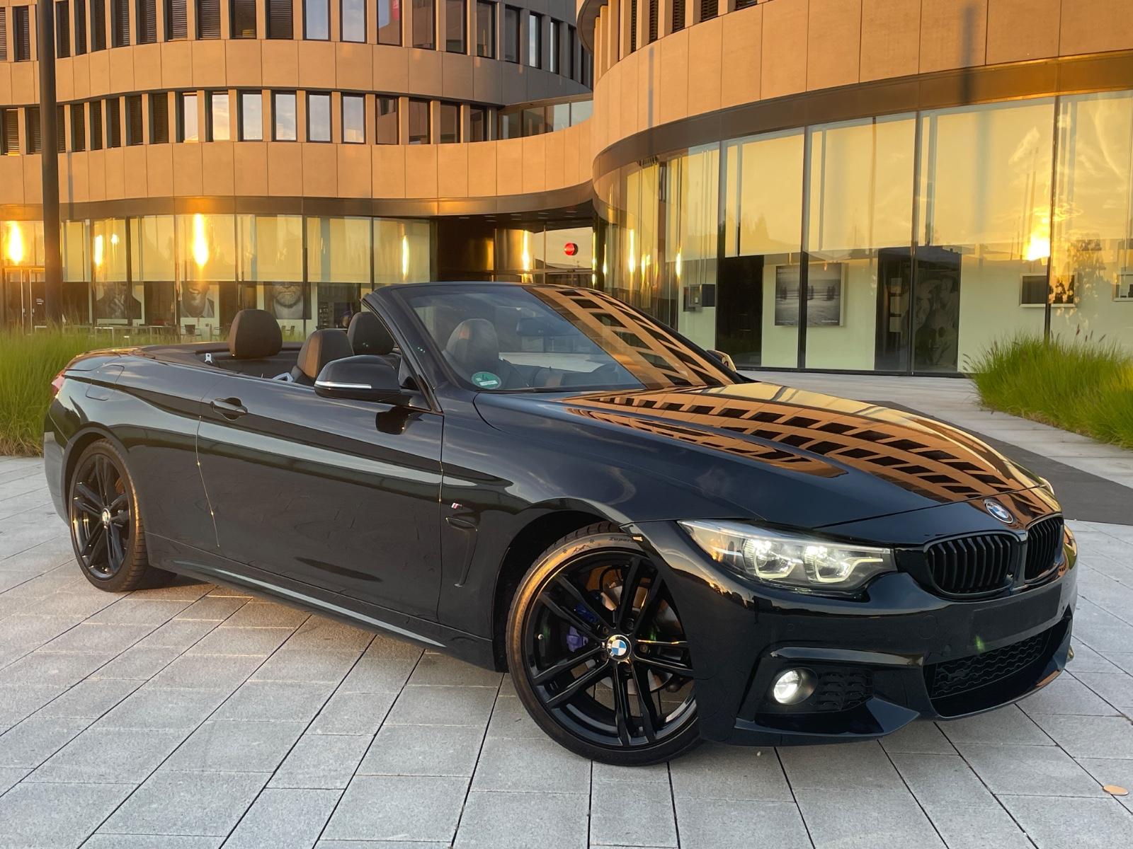 BMW 420i Cabrio M-Sport LED*H-UP*LHZ*Spur-Ass*19zoll