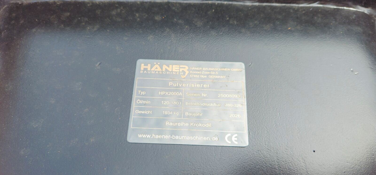 Fahrzeugabbildung Liebherr Haener HPX2000A Pulverisierer / Abbruch / Zange