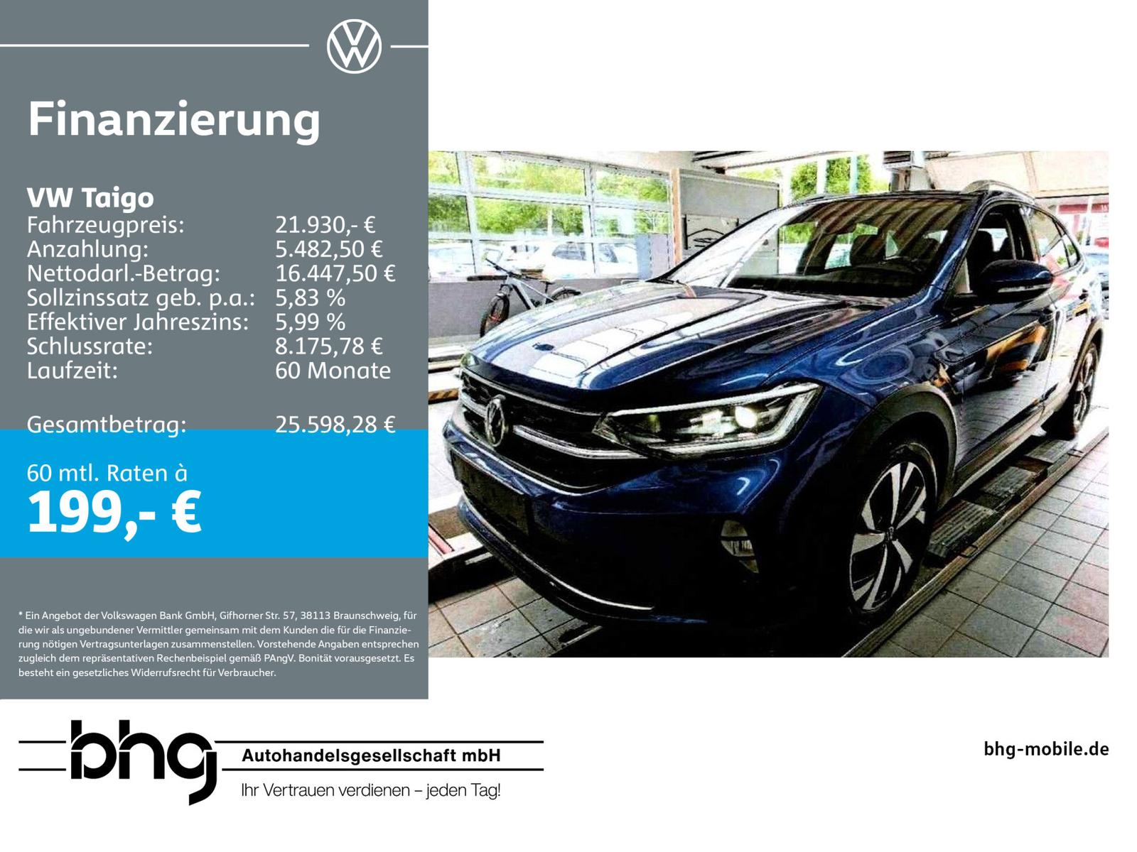 Volkswagen Taigo Style 1,0 TSI OPF  6-Gang