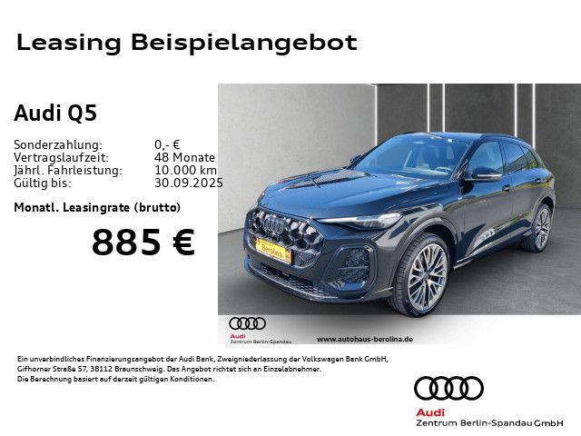 Vorschaubild: AUDI Q5 TFSI qu. S line S tronic *MATRIX*AHK*HuD*B&O* (Fahrzeug-Nr. AL3911)