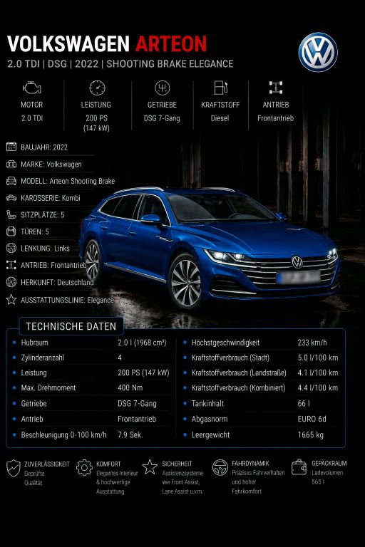 Image of Volkswagen Arteon