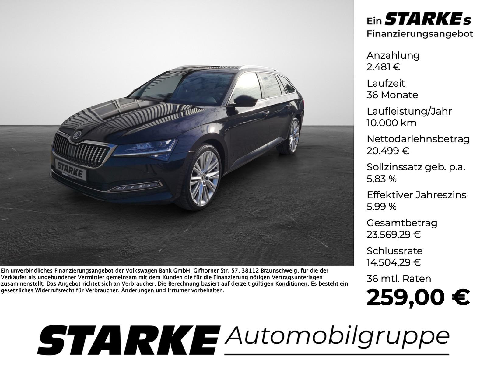 Skoda Superb Combi 2.0 TDI DSG Style  Panodach Navi LE