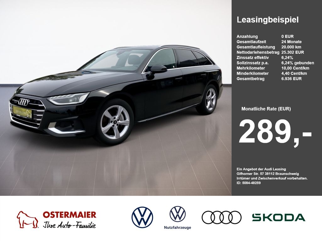 Audi A4 Avant Advanced 40TDI 204PS QUATTRO AHK.KAMERA