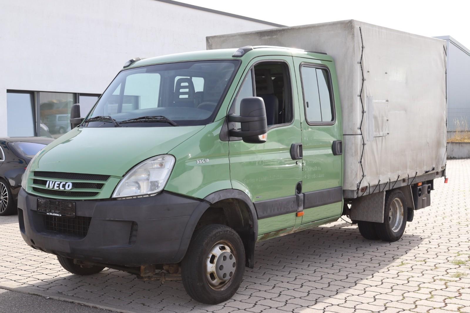 Iveco Daily 35C18 Doka Pritsche Plane 4x4 ALLRAD