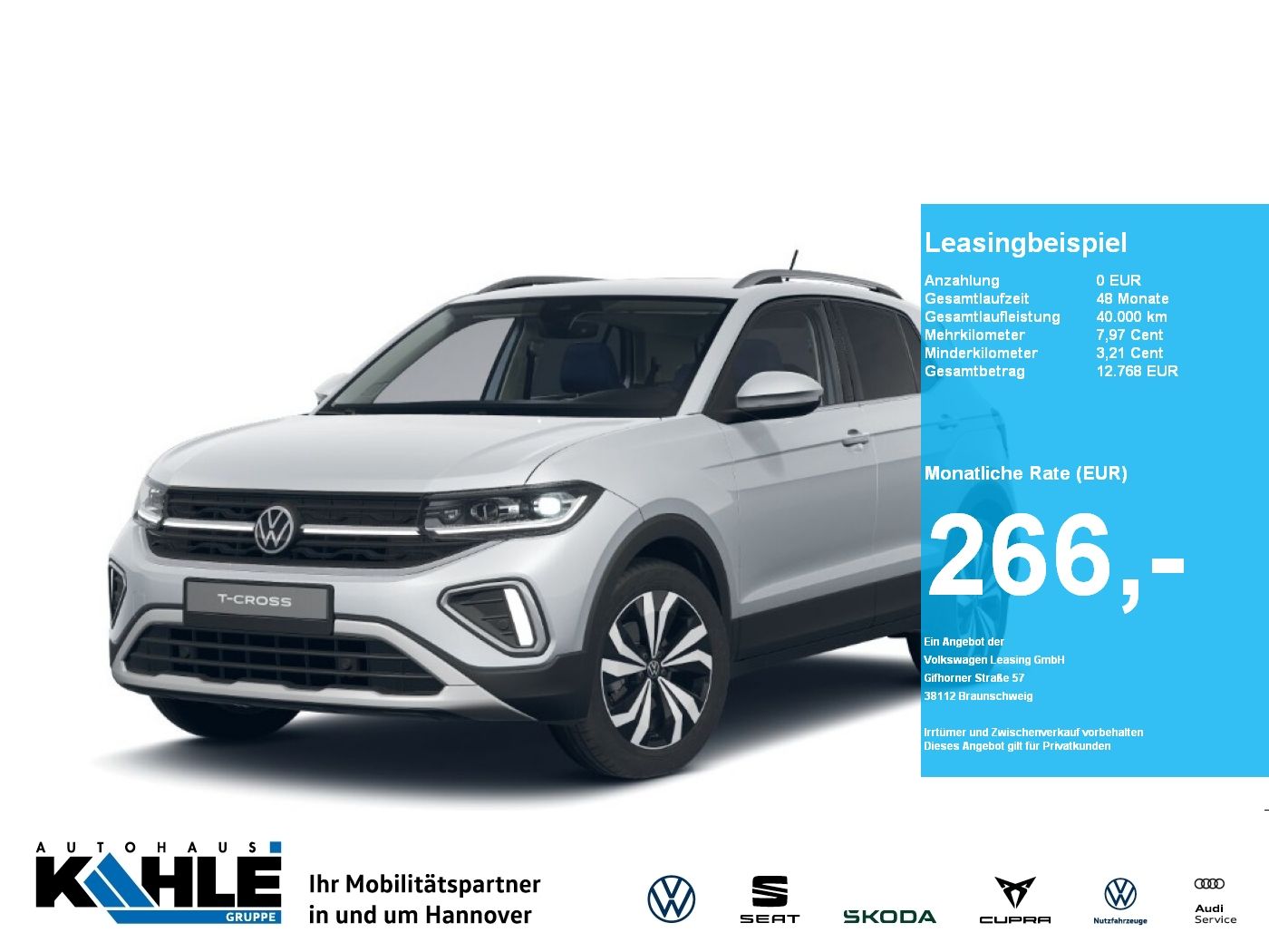 Volkswagen T-Cross Style 1.0 l TSI DSG CarPlay RFK GJR AHK