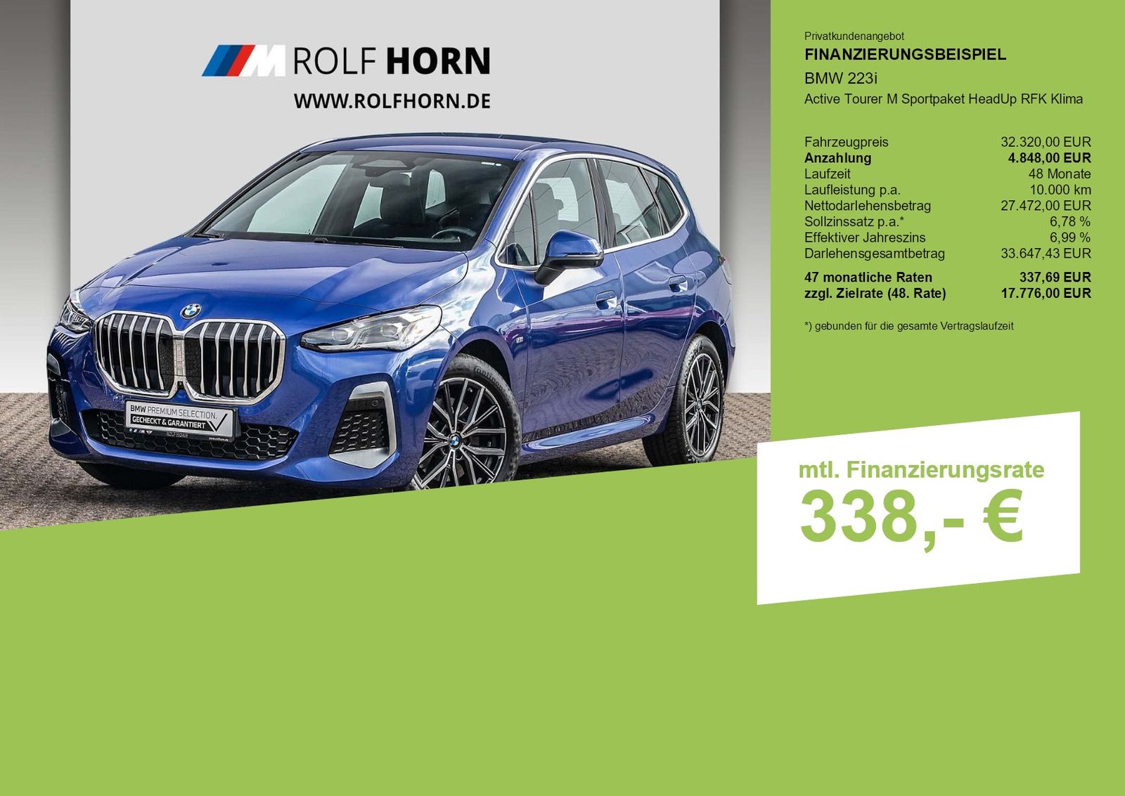 BMW 223 Active Tourer - Bild 3