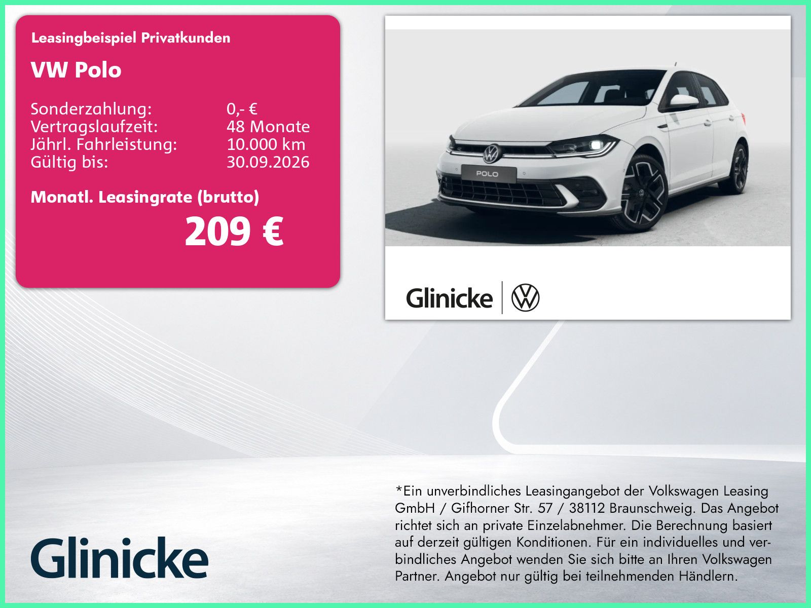 Volkswagen Polo R-Line 1,0 l TSI OPF 85 kW (116 PS) 7-Gang-
