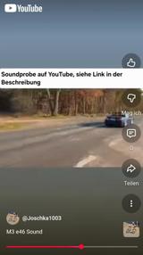 BMW M3 E46 Carbon-Airbox (Voss Competition) - blaue BMW M3