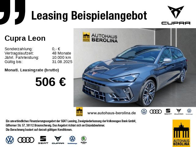 Vorschaubild: CUPRA Leon ST 1.5 e-Hybrid VZ DSG *MATRIX*AHK*ACC*SHZ* (Fahrzeug-Nr. H06426)