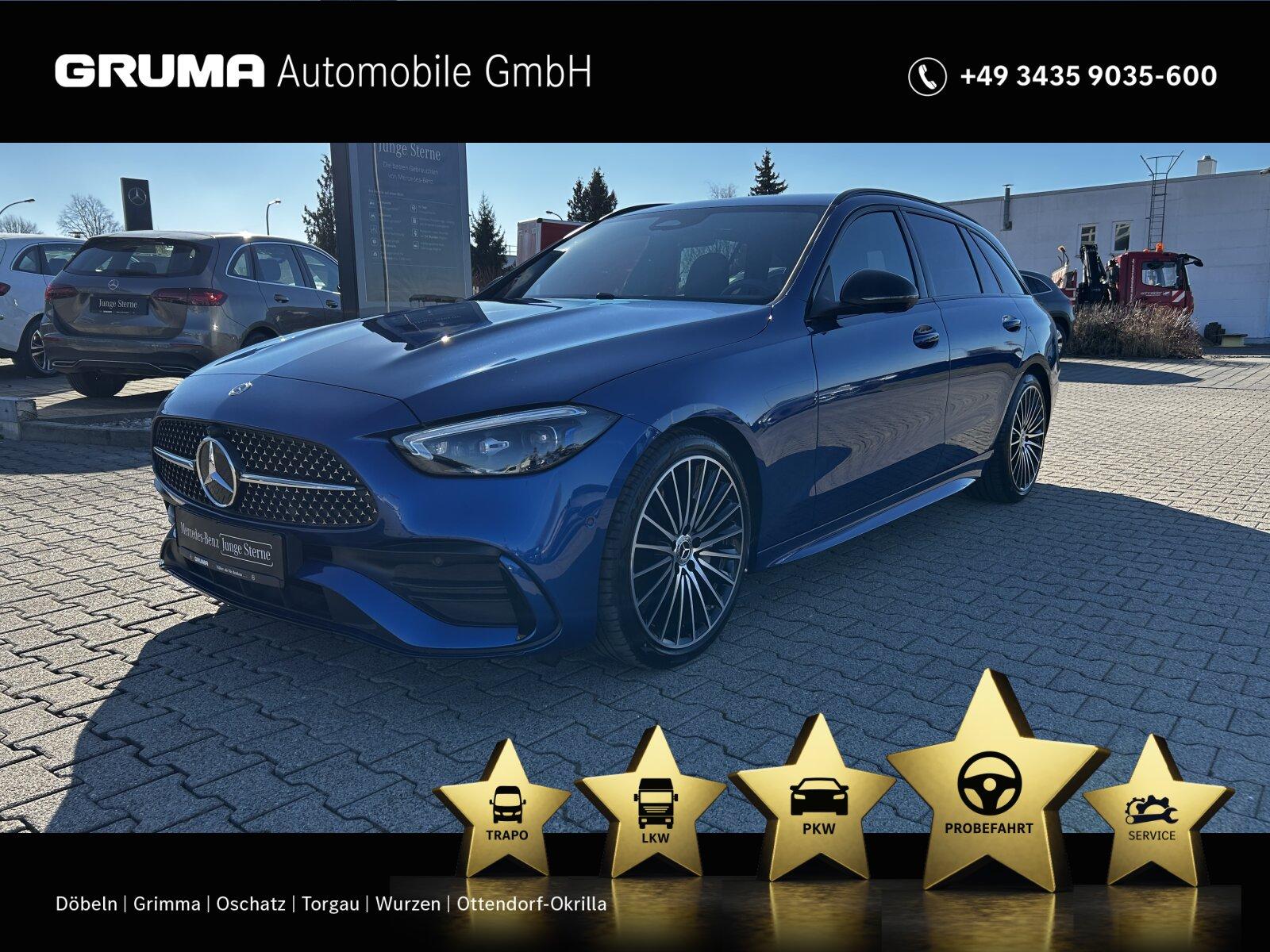 Mercedes-Benz C 180 T-Modell +AMG+Night+AHK+Head-up+Distr+19"+